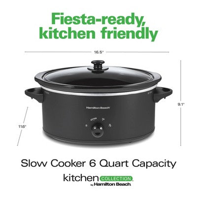 Kitchen Collection By Hamilton Beach 6qt Slow Cooker 33607KC