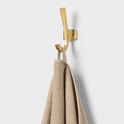 Americana Striped Bath Towel Tan - Threshold