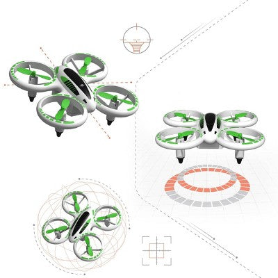 Sharper Image 2.4Ghz RC Glow Up Stunt Drone With LED Lights