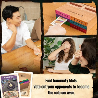 Exploding Kittens Survivor: The Tribe Has Spoken Board Game