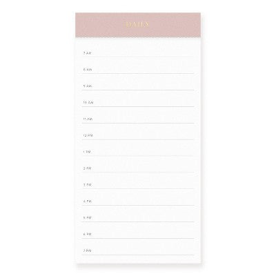 Sugar Paper Essentials 2pk Undated Weekly and Dated Daily Planning Notepad Set