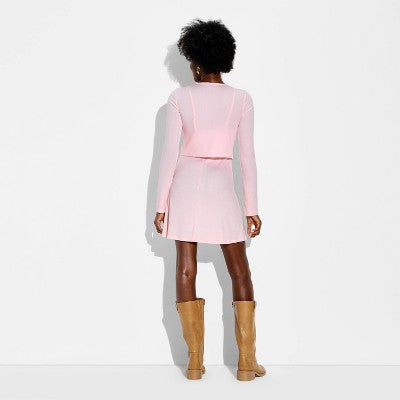 Women's Mini Slip Dress - Wild Fable Light Pink M