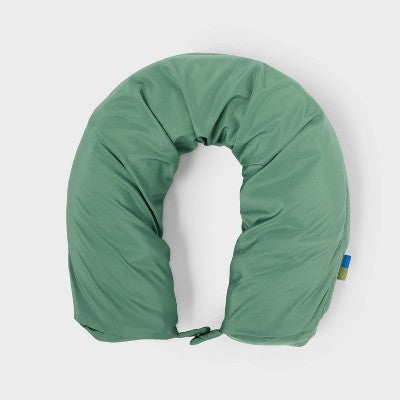 Packing Cube with Neck Pillow - Open Story Green