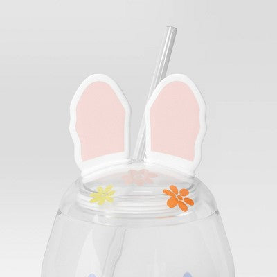 21oz Figural Bunny with Floral Crown Tumbler - Room Essentials