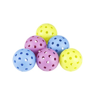 Pickle O'Joe 6pk Balls Pickleballs - Vibrant