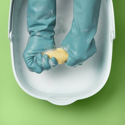 Reusable Heavy Duty Latex Gloves - Large - up&up