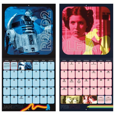 DateWorks 12"x12" 2026 Star Wars Wall Calendar