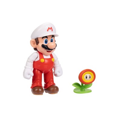 Nintendo Super Mario Fire Mario with Fire Flower Action Figure
