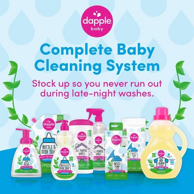 Dapple Bottle & Dish Soap - Fragrance Free - 3 fl oz: Hypoallergenic, Paraben-Free, Sulfate-Free, Dye-Free