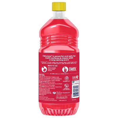 Fabuloso Limited Edition Winter Berry Multi-Purpose Cleaner, 2X Concentrated Formula, Floor Cleaner - 33.8 fl oz Bottle