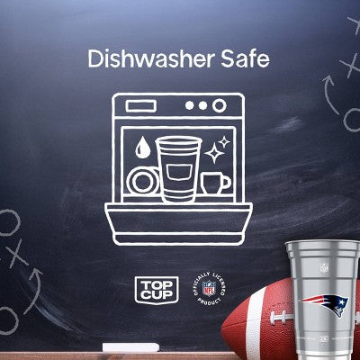Top Cup NFL New England Patriots Disposable Cups - 20oz/10ct