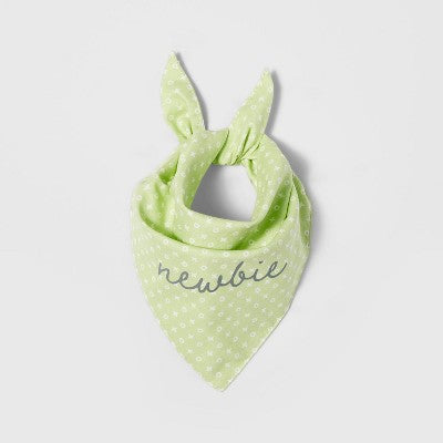 Newbie Puppy Dog Bandana - Boots & Barkley - Green - One Size Fits Most