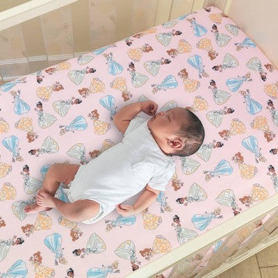 Lambs & Ivy Disney Baby Princesses Crib Bedding Set - 3pc