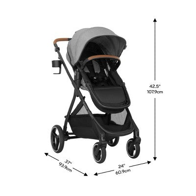 Evenflo Shyft Intuiti Travel System Featuring Revolve180 LiteMax NXT - Fossil Gray (LOCAL PICKUP ONLY)