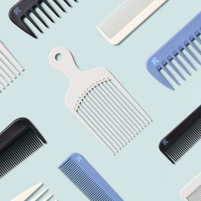 Pick Fine Tooth Combs - Gray - up&up