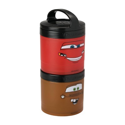 Whiskware Stackable 2 Food Storage Jar Snack Pack - Disney Cars