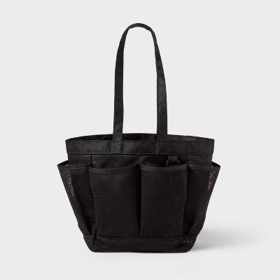 Mesh Shower Caddy for Dorm Black - Room Essentials
