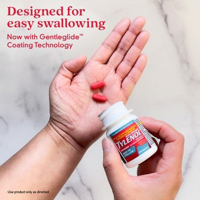 Tylenol Extra Strength Acetaminophen - Easy to Swallow Pain Reliever Caplets - 200 ct