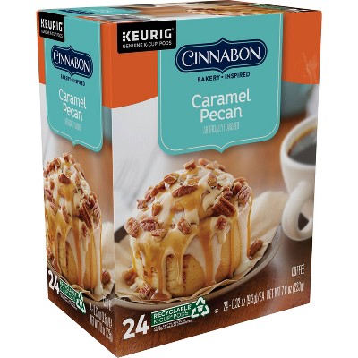 Cinnabon Caramel Pecan Medium Roast Coffee Keurig - K-Cup Pods 24ct