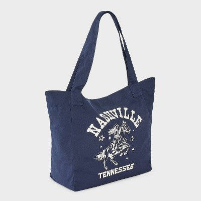 Grayson Threads Kids' Nashville Tote Bag - Navy