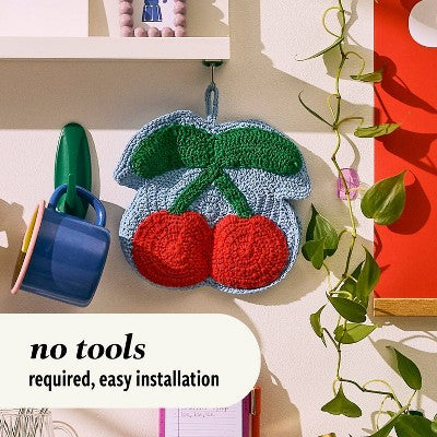 Command 4pk Damage-Free Small Wire Hooks Watermelon
