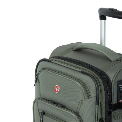 SWISSGEAR Zurich Softside Carry On Spinner Suitcase - Green (LOCAL PICKUP ONLY)