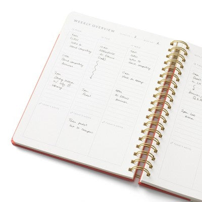 PAPIER Year in Check B5 Spiral Academic Planner