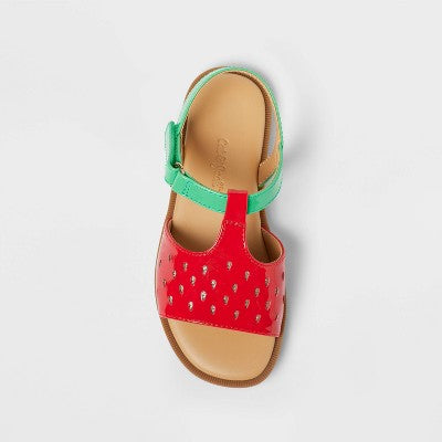 Toddler Lucy Strawberry Sandals - Cat & Jack Red 12T