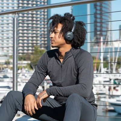 JLab Go Lux Wireless On-Ear Headphones - Graphite: USB-C, Spatial Audio, Adjustable Headband