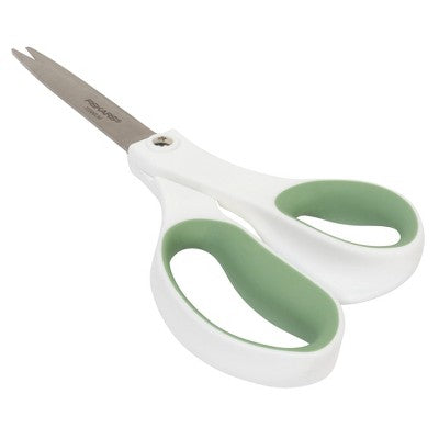 Fiskars 2pk Titanium Softgrip Scissors White