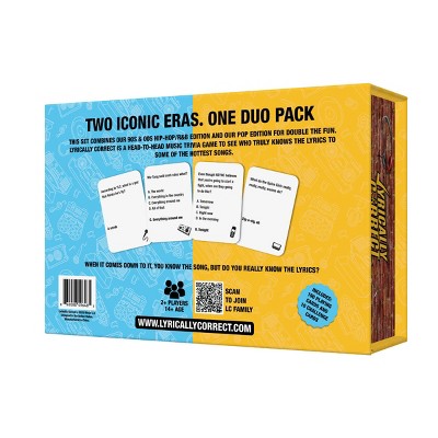 Lyrically Correct Gift Pack Card Games
