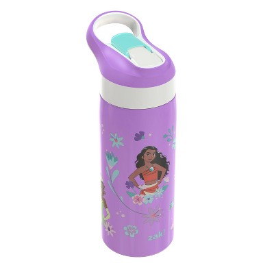 Zak Designs 19oz Princess Stainless Steel Water Bottle Purple