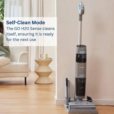 Tineco GO H2O SENSE Cordless Floor Washer with Mess Detection-Titanium Powder Blue: Multipurpose, Hardwood, Hard Floor, 2 Speeds, 0.6L Water Tank
