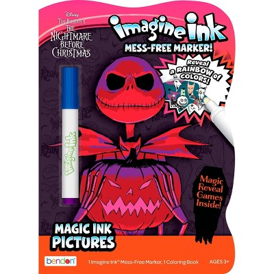 Nightmare Before Christmas Shaped Imagine Ink Book