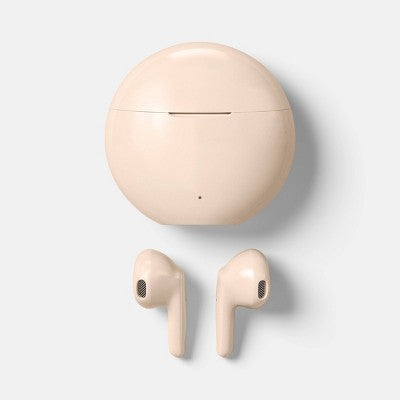 True Wireless Bluetooth Earbuds - heyday Beige: In-Ear Headphones, Polyurethane Cushions