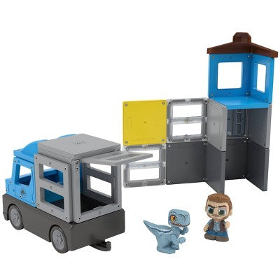 Tile Town Jurassic World Dino Rescue Magnetic Tiles Playset