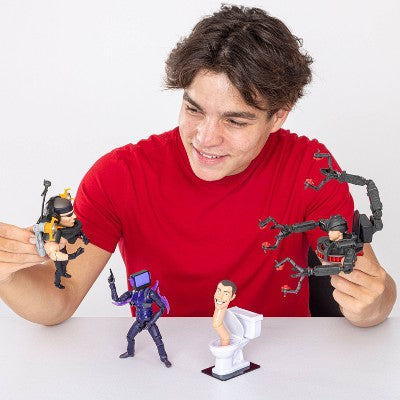 Skibidi Toilet" Detailer Astro Deluxe Action Figure