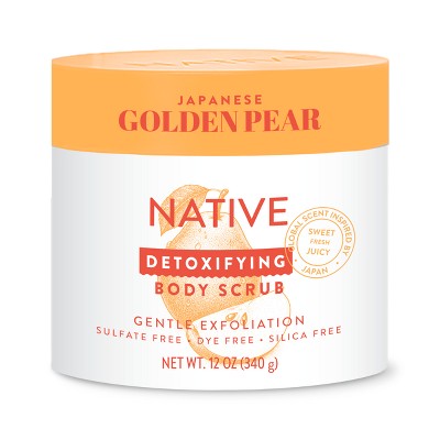 Native Limited Edition Global Flavors Gentle Exfoliating Scrub - Japanese Golden Pear - 12 fl oz: Paraben-Free, Sulfate-Free, Whole Body Use