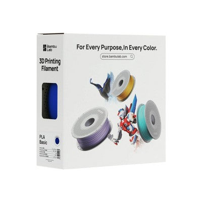 Bambu Lab PLA Basic-Blue- with Spool