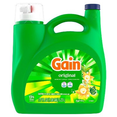 Gain Original HE Concentrated Liquid Laundry Detergent 134 Loads - 177 fl oz