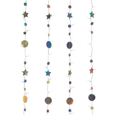 Teen Iridescent Dot Curtain String Light - West & Arrow