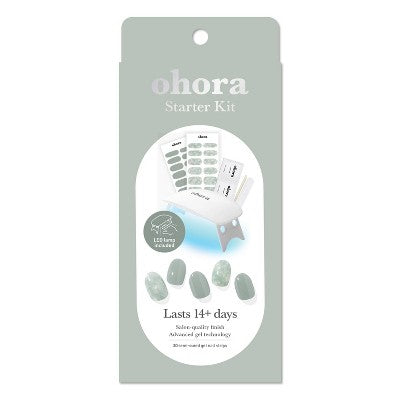Ohora Gel Nail Design Starter Set - Emerald Whispers - 30ct
