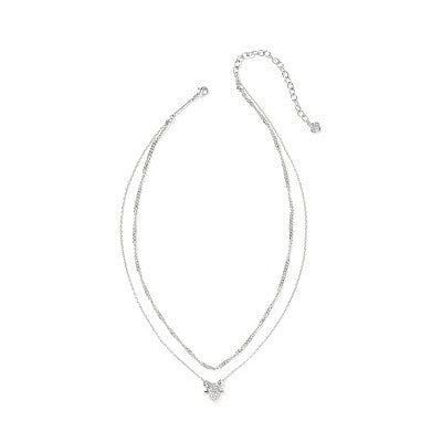 Kendra Scott Bow Multi-Strand Necklace - Silver