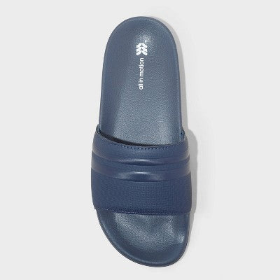 Men's Winston Sport Slide Sandals - All In Motion Navy Blue 12