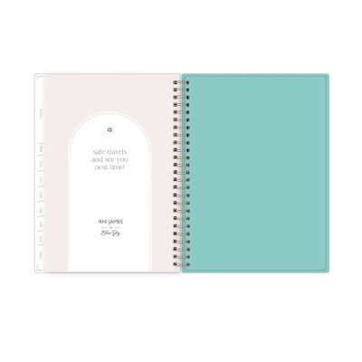 Rhi James for Blue Sky Weekly/Monthly Planner Notes (15 Month) Wirebound 5.875"x8.625" Clear Cover - Greek Village