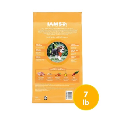 IAMS Proactive Health Chicken and Whole Grains Flavor Puppy Dry Dog Food - 7lbs