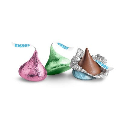 HERSHEY'S Kisses Milk Chocolate Cane with Bunny Topper Easter Candy - 2.24oz