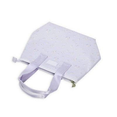 LoveShackFancy x Target - Yoobi Everblooming Rosettes Ditsy Lunch Tote Bag Breezy Blue