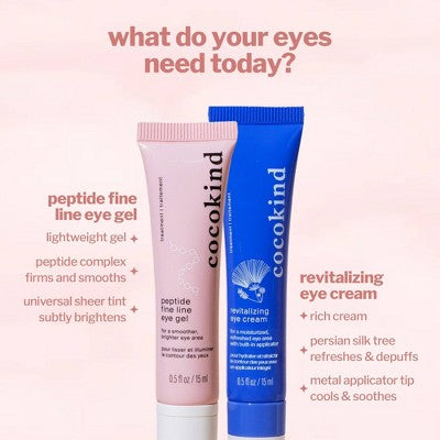 cocokind Peptide Fine Line Eye Gel - 0.5 fl oz