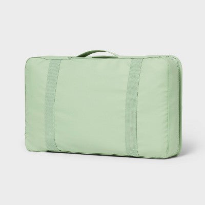 Collapsible Rolling Tote Green - Brightroom